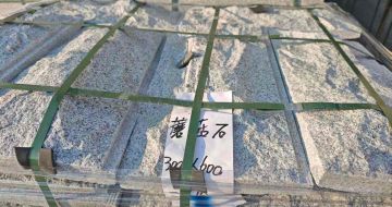 中山芝麻白蘑菇石，自然面