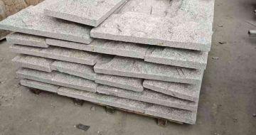 中山芝麻白蘑菇石，自然面