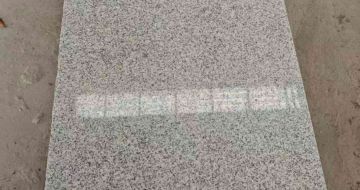 中山芝麻白光面毛板