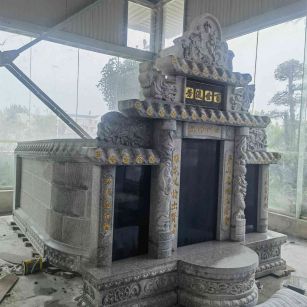 中山套墓 墓碑 围坟石 异形定制
