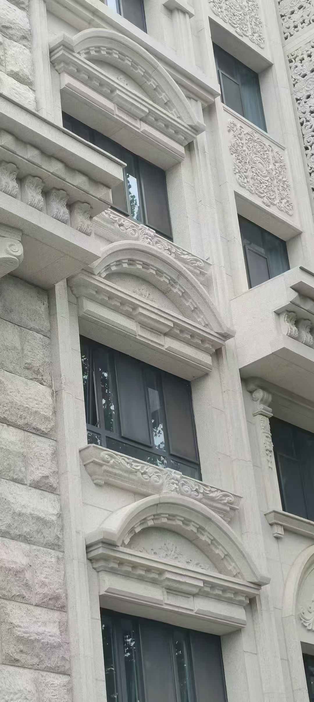 中山芝麻白异形 石材异形定制