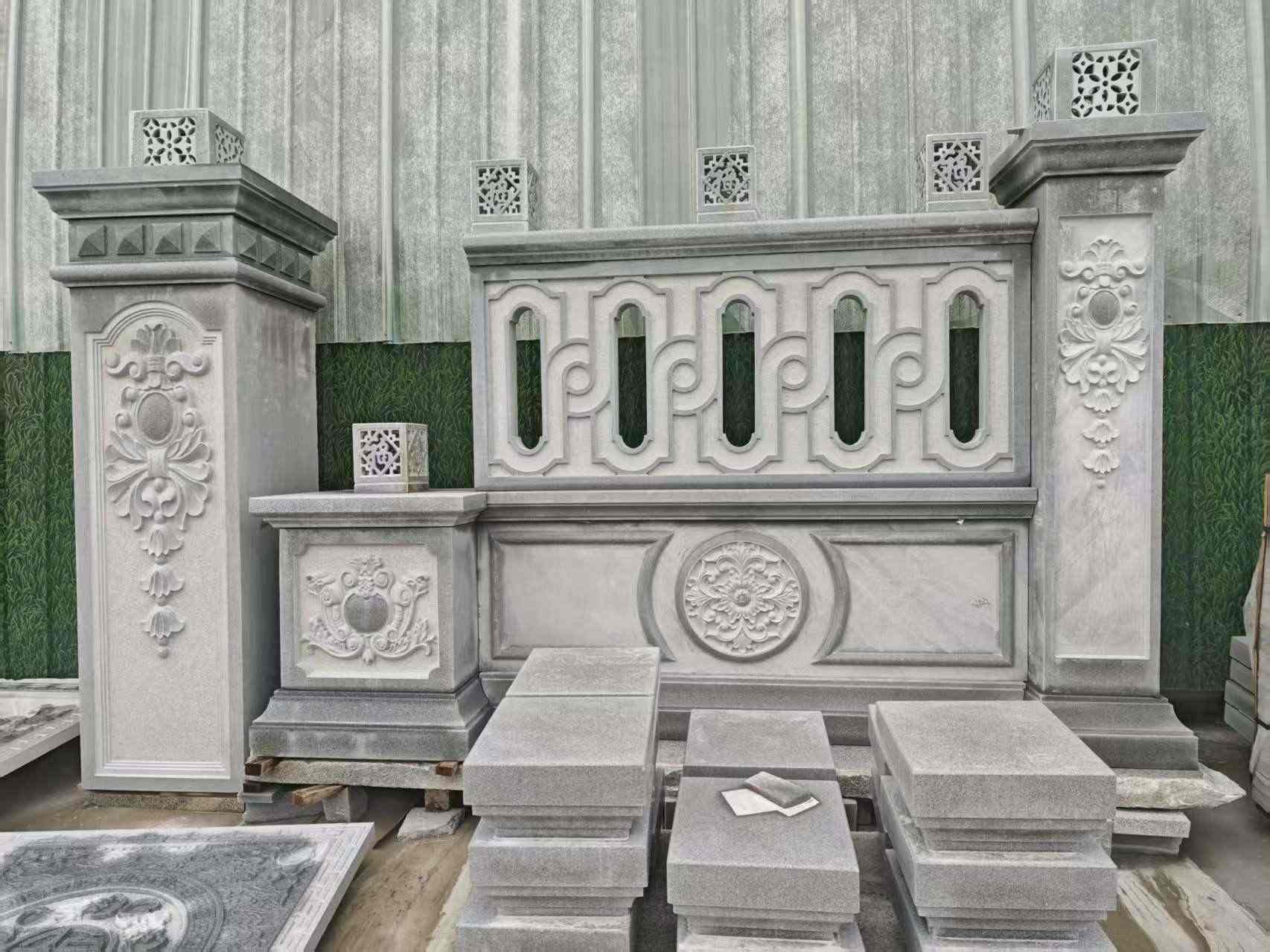 中山芝麻灰异形别墅门头