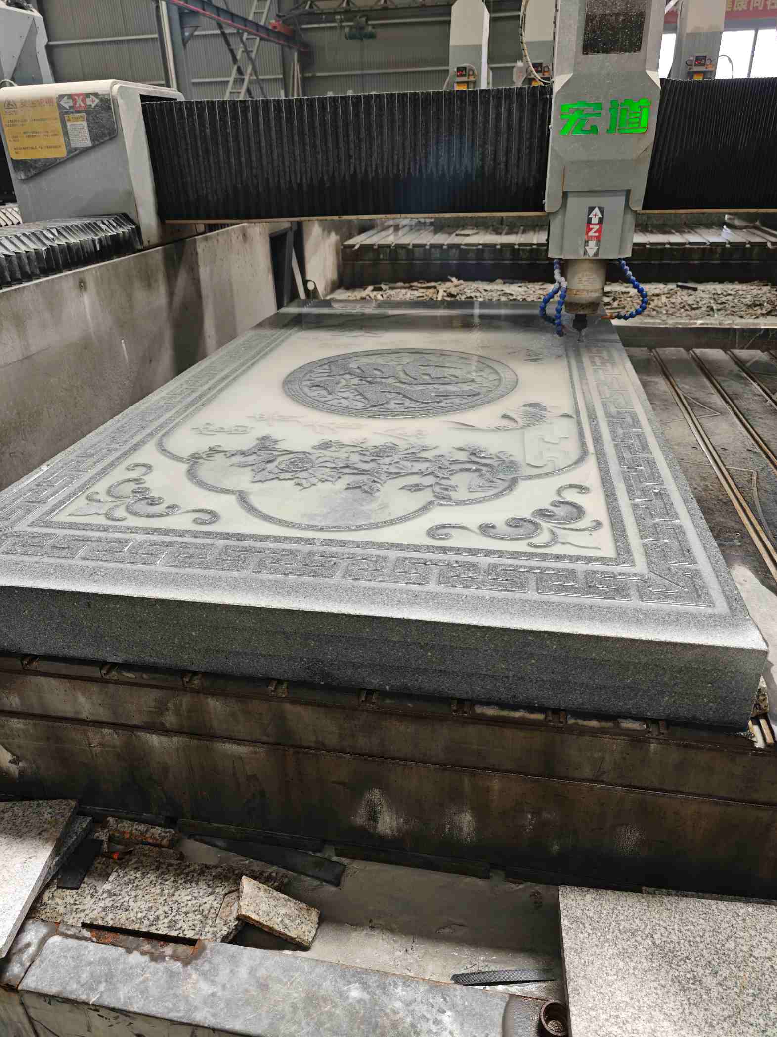 中山芝麻灰雕刻版异形雕刻异形定制